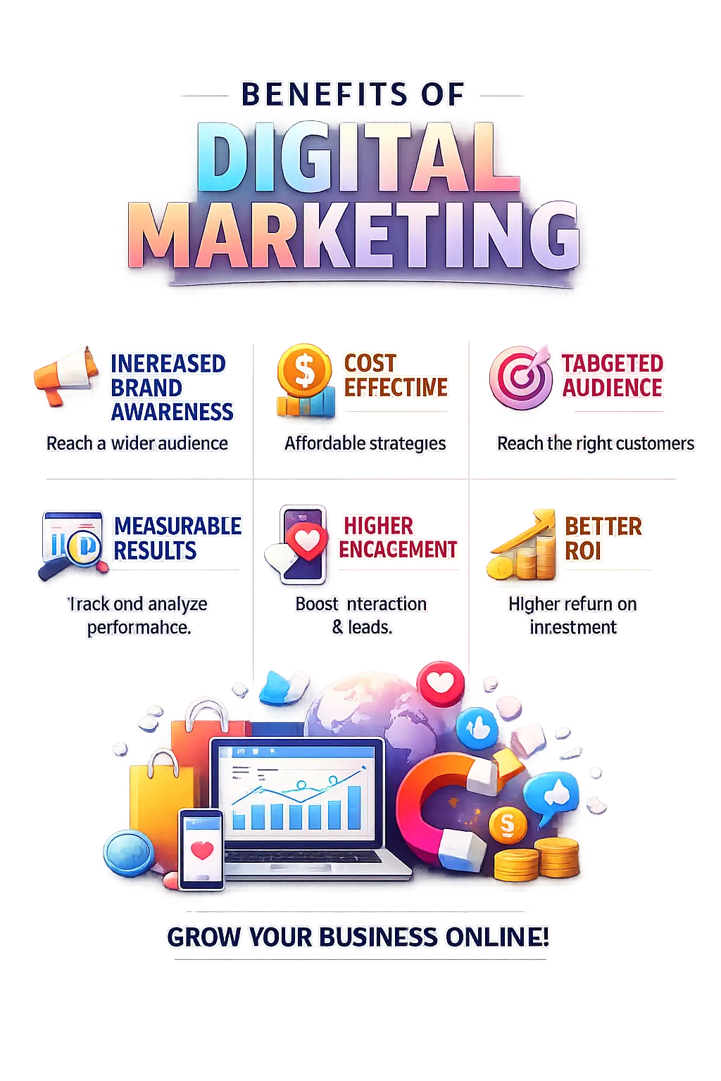 BENEFITS OF DIGITAL MARKETING freelance creative designer in Calicut